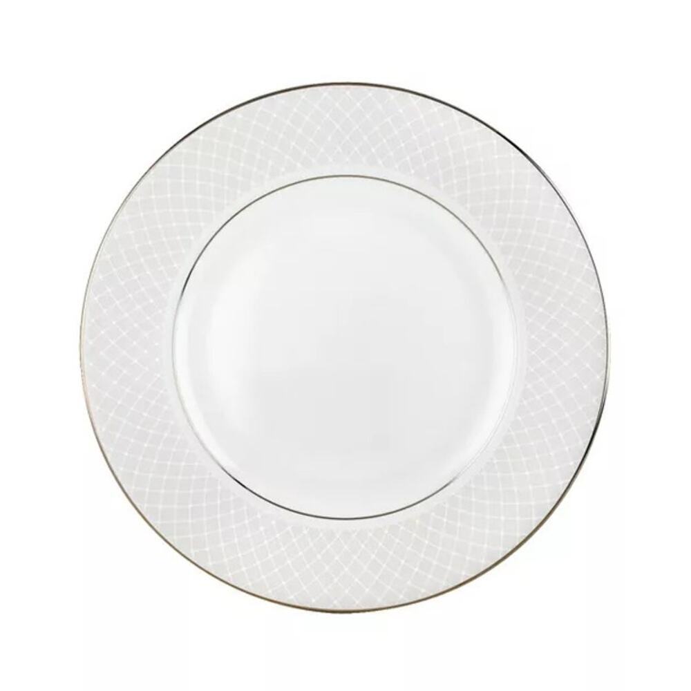 One Lenox Venetian Lace Dinner Bone China Timeless Classic Plate New with Tag